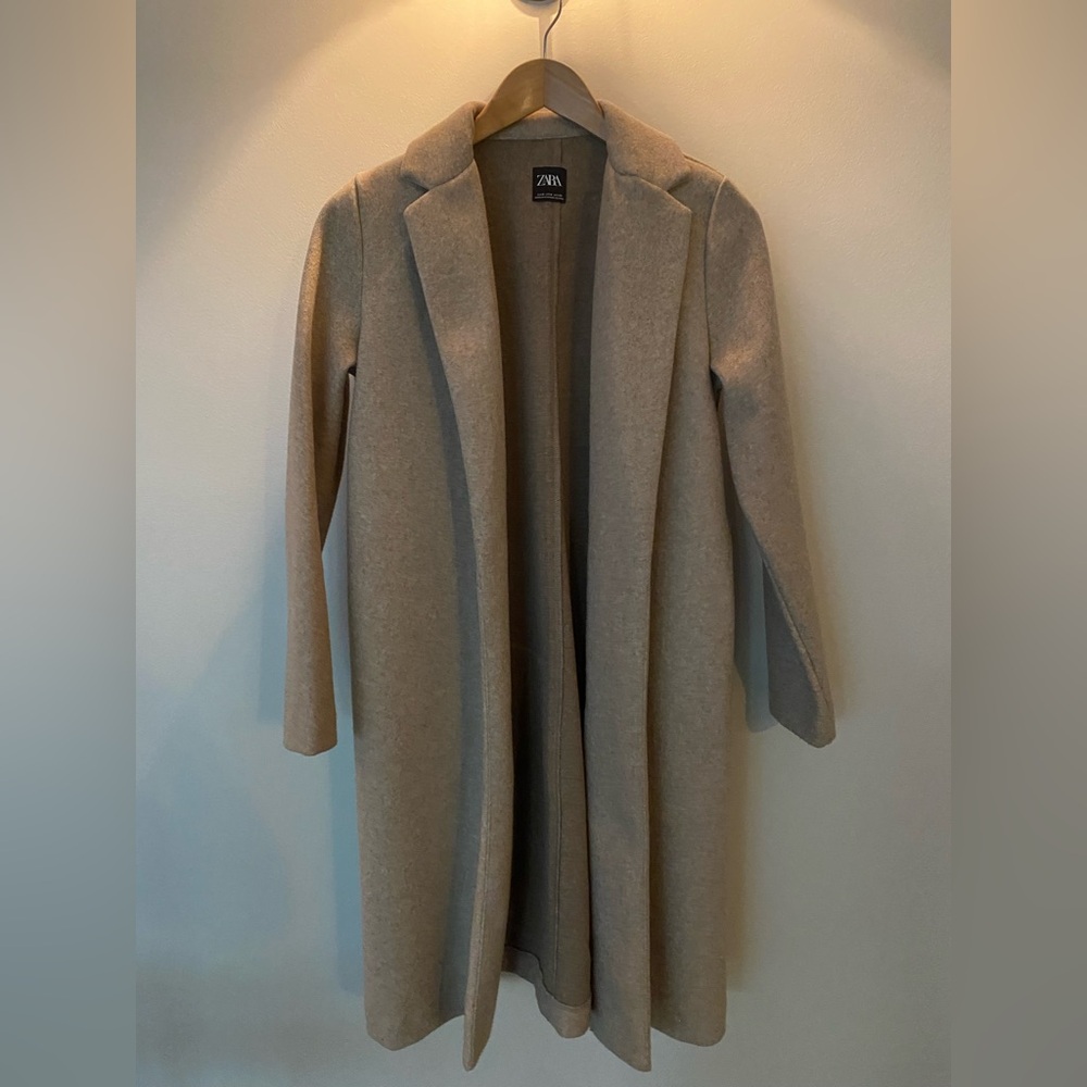 Zara Women's Tan Coat